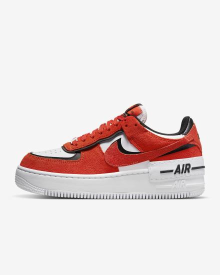 Nike Air Force 1 Shadow Ženske Tenisiće Narančaste Bijele Crne | HR-06592KAQC