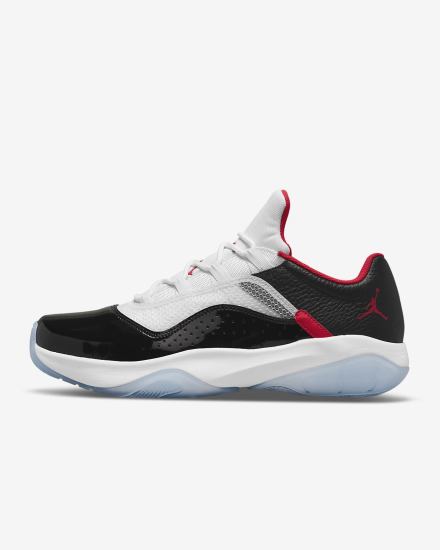 Nike Air Jordan 11 CMFT Low Muške Tenisiće Bijele Crne Crvene | HR-39847CJNL