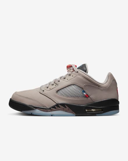 Nike Air Jordan 5 Retro Low PSG Muške Tenisiće Crne Ljubičaste Kraljevska Plava | HR-51874JENZ