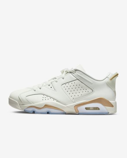 Nike Air Jordan 6 Retro Low Muške Tenisiće Metalne Zlatne | HR-63908VNIU