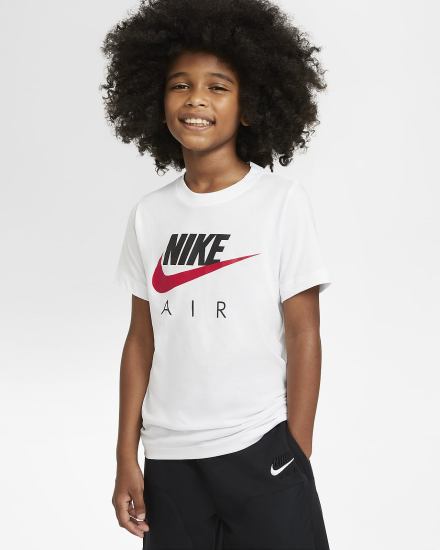 Nike Air Kids Za Dječake Majice Bijele Crvene | HR-35964IFLC