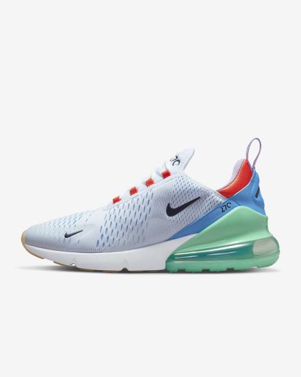 Nike Air Max 270 Muške Tenisiće Bijele Narančaste Zelene Crne | HR-75168NPFZ