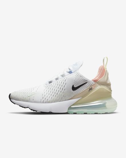 Nike Air Max 270 Muške Tenisiće Bijele Platine Crne | HR-14308CEKZ