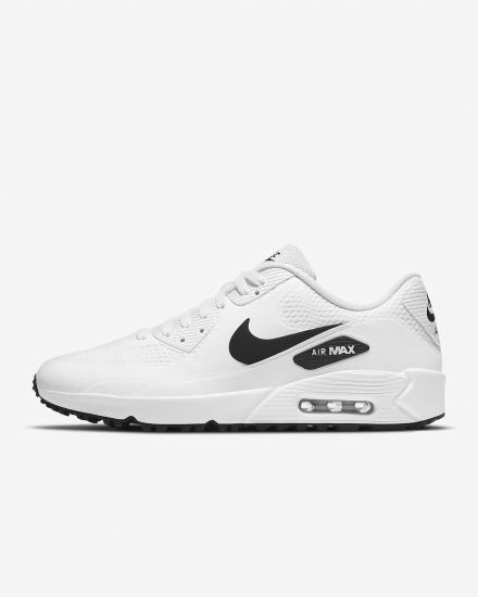 Nike Air Max 90 G Muške Cipele Za Golf Bijele Crne | HR-29301KPXG