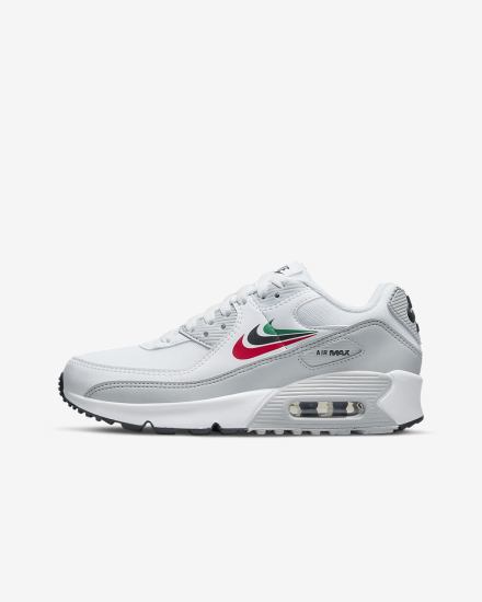 Nike Air Max 90 LTR Kids Za Djevojčice Tenisiće Bijele Crvene Crne | HR-49653WDAP