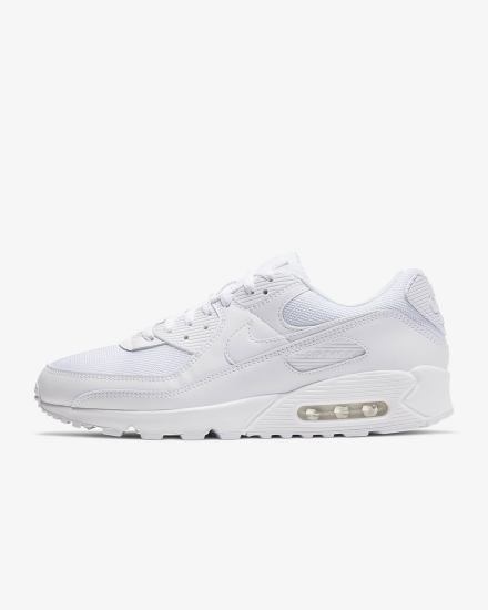 Nike Air Max 90 Muške Tenisiće Bijele Sive Bijele | HR-69137SWLT