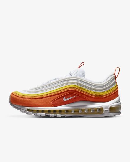 Nike Air Max 97 Muške Tenisiće Narančaste Tamno Žute Bijele | HR-73824XEYJ