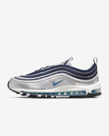 Nike Air Max 97 OG Muške Tenisiće Metalne Srebrne Tamnoplave Bijele Plave | HR-13426UBQT