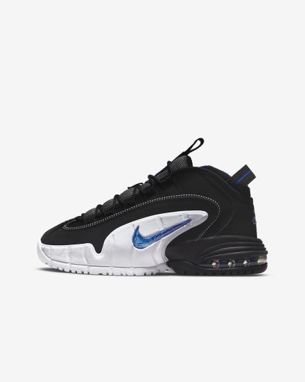 Nike Air Max Penny Kids Za Dječake Tenisiće Bijele Crne Kraljevska Plava | HR-25910LXMN