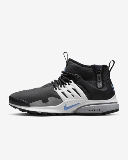 Nike Air Presto Mid Utility Muške Tenisiće Tamno Sive Bijele Sive Plave | HR-13497JAPT