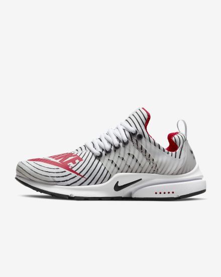 Nike Air Presto Muške Tenisiće Bijele Crvene Sive Crne | HR-19506QJDK