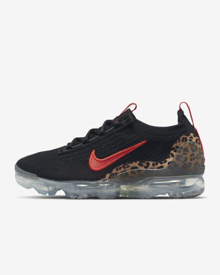 Nike Air VaporMax 2021 Flyknit Ženske Tenisiće Crne Svijetlo Smeđe Crvene | HR-57013PECZ