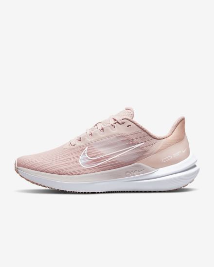 Nike Air Winflo 9 Premium Road Ženske Tenisiće Roze Roze Bijele | HR-60318XODE