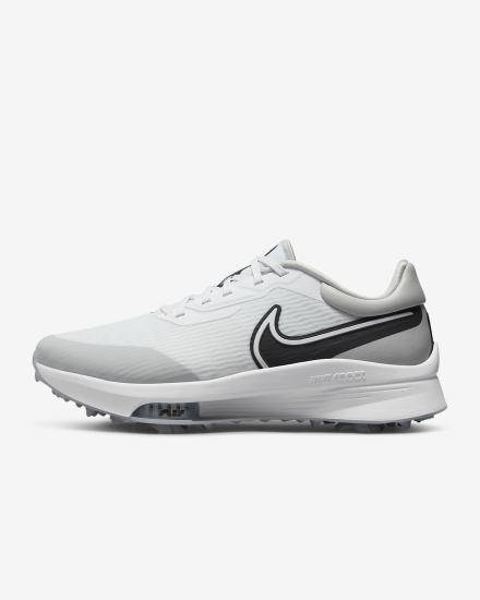 Nike Air Zoom Infinity Tour NEXT% (Wide) Muške Cipele Za Golf Bijele Sive Tirkizne Crne | HR-13287NCXS