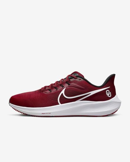 Nike Air Zoom Pegasus 39 (Clemson) Road Muške Tenisiće Crvene Crne Bijele | HR-84152FPBC