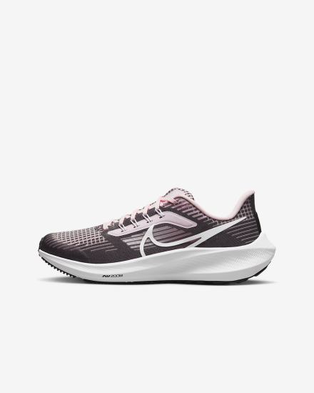 Nike Air Zoom Pegasus 39 Kids Road Za Djevojčice Tenisiće Roze Crne Bijele | HR-45016EMKP