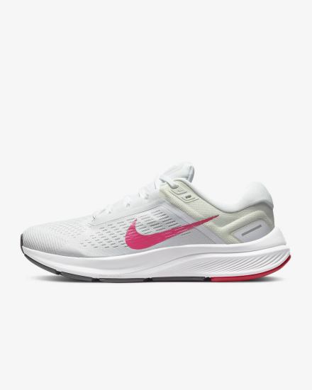 Nike Air Zoom Structure 24 Road Ženske Tenisiće Bijele Roze | HR-28097AWCV