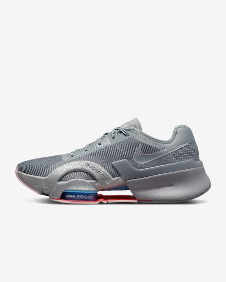 Nike Air Zoom SuperRep 3 HIIT Class Muške Tenisiće Sive Plave Metalne Srebrne | HR-79346NGLM