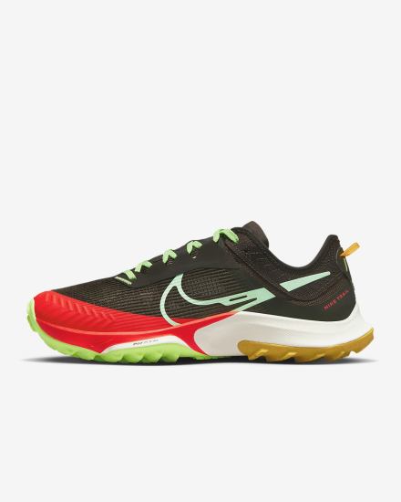 Nike Air Zoom Terra Kiger 8 Trail Ženske Tenisiće Smeđe Svijetlo Crvene Žute Zelene | HR-13579LZEQ