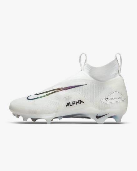 Nike Alpha Menace Elite 3 Muške Kopačke Bijele Sive Žute Crne | HR-18697ISUB