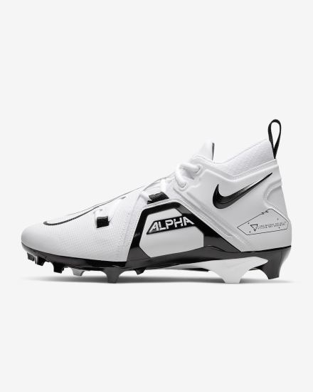 Nike Alpha Menace Pro 3 Muške Kopačke Bijele Crne | HR-06918XHCB