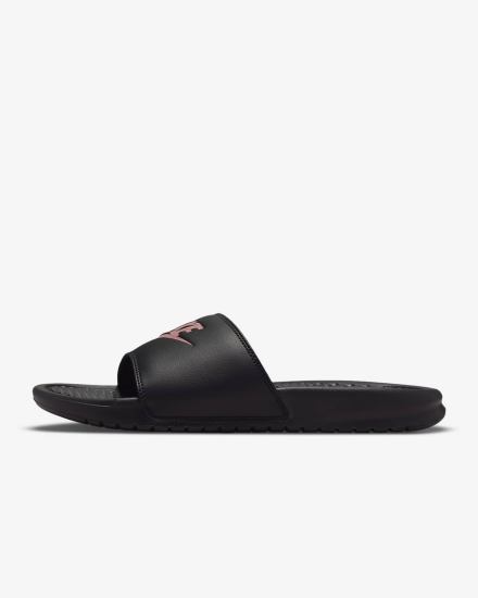 Nike Benassi JDI Ženske Slajdovi Crne Roze Zlatne | HR-58036XKCI