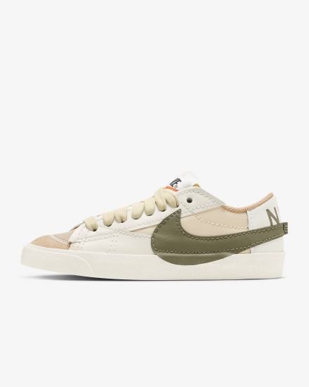 Nike Blazer Low '77 Jumbo Ženske Tenisiće Svijetlo Srebrne Maslinasto Zelene | HR-27619ZKWO