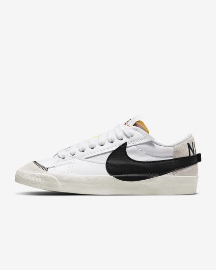 Nike Blazer Low '77 Jumbo Ženske Tenisiće Bijele Crne | HR-84165RFCT