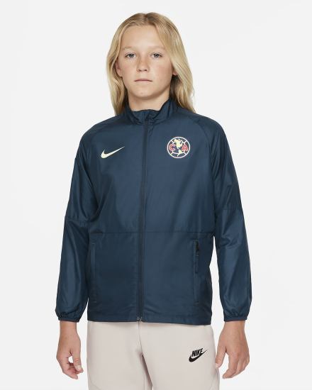 Nike Club América Repel Academy AWF Kids Soccer Za Djevojčice Jakne Tamnoplave Limun | HR-35704YQIN