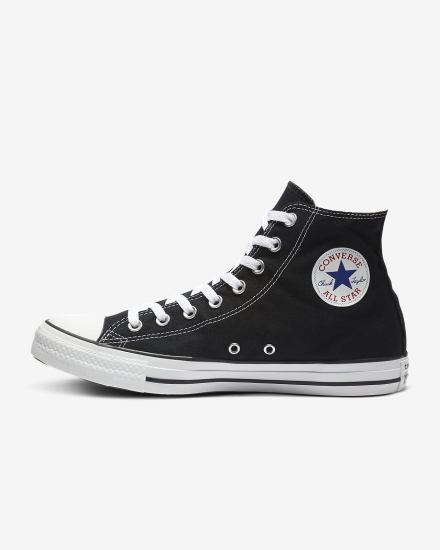 Nike Converse Chuck Taylor All Star Ženske Visoke Tenisice Crne | HR-89432NDIM