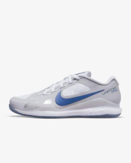 Nike Court Air Zoom Vapor Pro Hard Court Muške Tenisiće Bijele Sive Tamnoplave | HR-15702TLAW