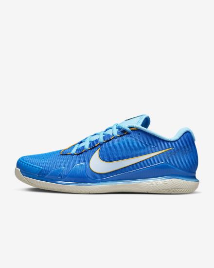 Nike Court Air Zoom Vapor Pro Hard Court Muške Tenisiće Plave Svijetlo Bež Bijele | HR-57069CKJT