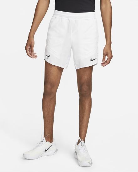 Nike Court Dri-FIT ADV Rafa 7" Tennis Muške Kratke Hlače Bijele Crne | HR-13806AFKJ