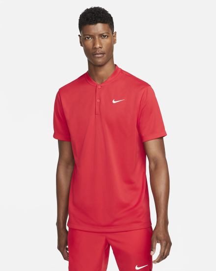 Nike Court Dri-FIT Tennis Muške Polo Majice Crvene Bijele | HR-75980MZPW