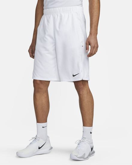 Nike Court Dri-FIT Victory 11" Tennis Muške Kratke Hlače Bijele Crne | HR-45367GOFY