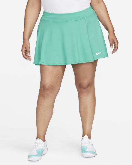 Nike Court Dri-FIT Victory Flouncy Tennis (Plus Size) Ženske Suknje Tirkizne Bijele | HR-20496KJGD