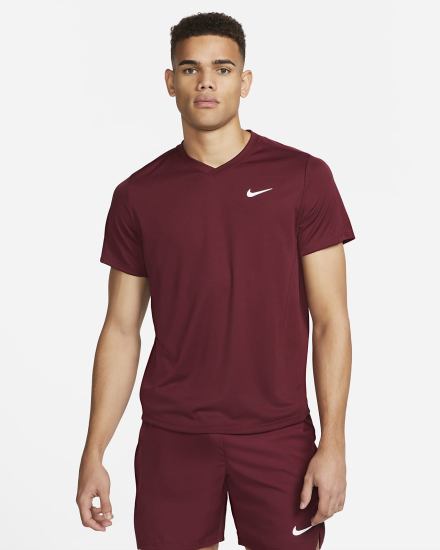 Nike Court Dri-FIT Victory Tennis Top Muške Majice Bijele | HR-02861RHSP