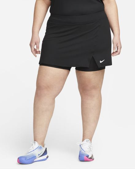 Nike Court Dri-FIT Victory Tennis Ženske Suknje Crne Bijele | HR-42581GXNS