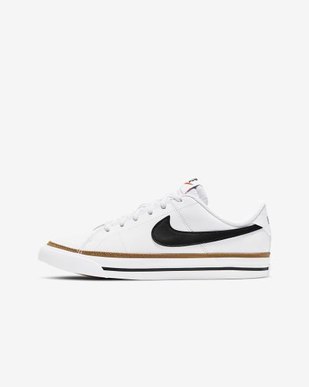 Nike Court Legacy Kids Za Dječake Tenisiće Bijele Svijetlo Smeđe Crne | HR-25847SLTF