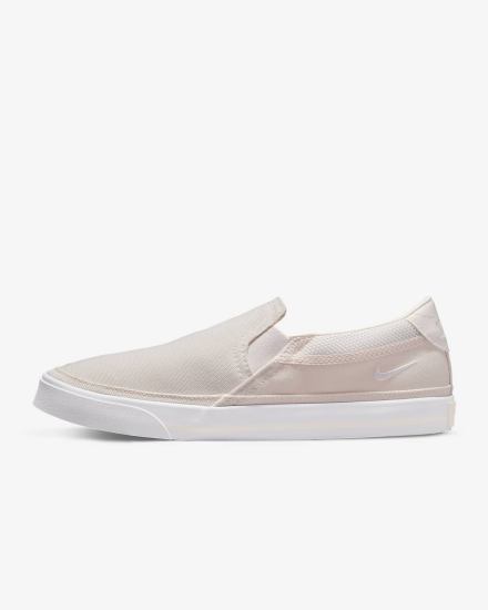 Nike Court Legacy Ženske Slip On Cipele Svijetlo Roze Bijele | HR-26975MJSA