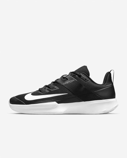 Nike Court Vapor Lite Hard Court Muške Tenisiće Crne Bijele | HR-10684PFHG