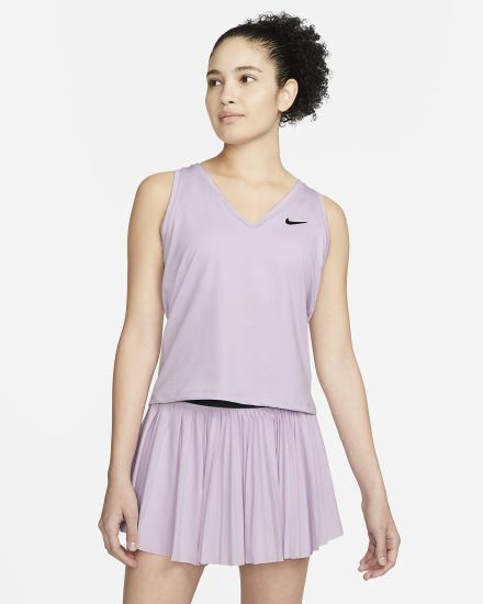 Nike Court Victory Tennis (Plus Size) Ženske Majica Bez Rukava Crne | HR-26958TWPG