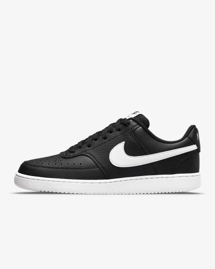 Nike Court Vision Low Next Nature Muške Tenisiće Crne Bijele | HR-14986ZJYW