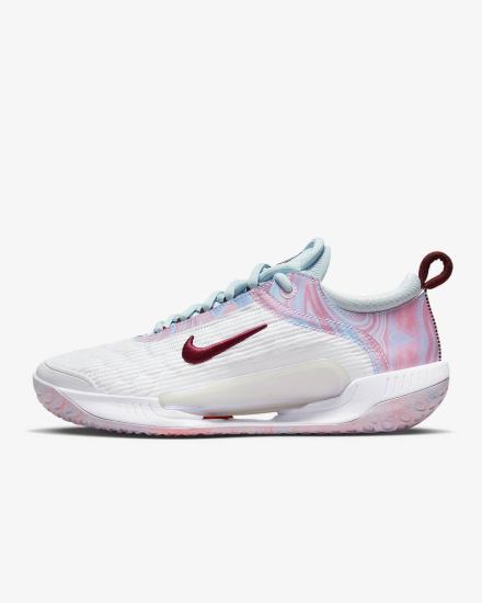 Nike Court Zoom NXT Hard Court Ženske Tenisiće Bijele Plave Narančaste Tamno | HR-27495EMOA