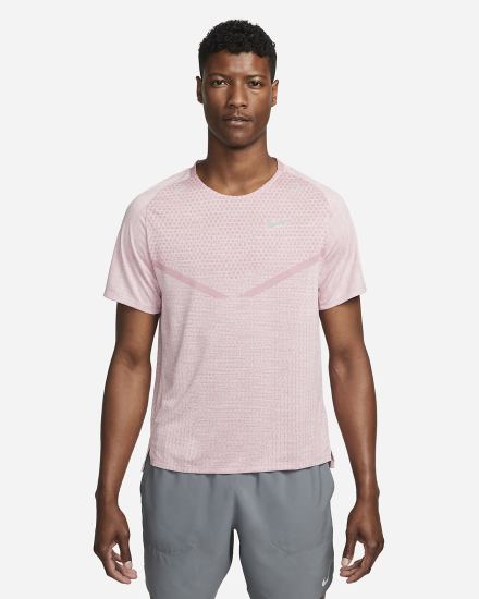 Nike Dri-FIT ADV TechKnit Ultra Short-Sleeve Muške Majice Roze | HR-25947PUKT