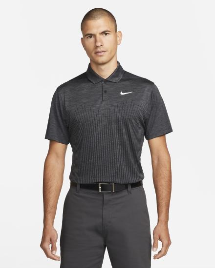 Nike Dri-FIT ADV Vapor Engineered Golf Muške Polo Majice Crne Sive Bijele | HR-32541XEON