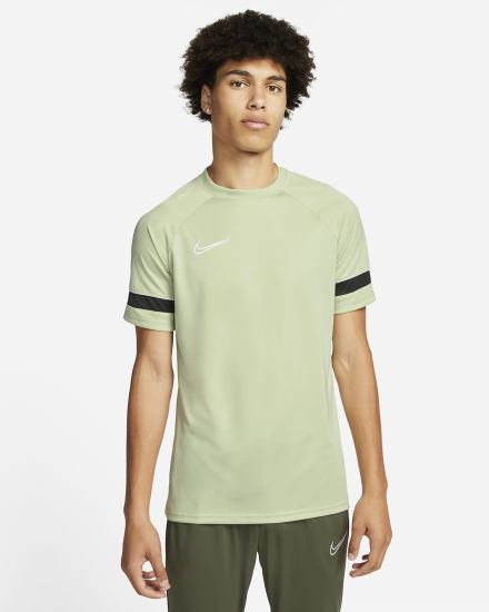 Nike Dri-FIT Academy Pro Short-Sleeve Soccer Top Muške Majice Maslinasto Zelene Bijele | HR-24906OSNQ