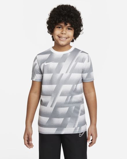 Nike Dri-FIT F.C. Libero Kids Short-Sleeve Graficke Soccer Top Za Djevojčice Majice Crne Bijele | HR-07153SEXP