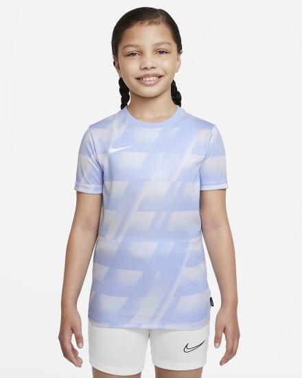 Nike Dri-FIT F.C. Libero Kids Short-Sleeve Graficke Soccer Top Za Dječake Majice Svijetlo Plave Crne Bijele | HR-35128KNSL