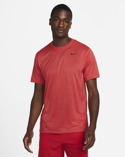 Nike Dri-FIT Fitness Muške Majice Crvene Crne | HR-86932VTCJ